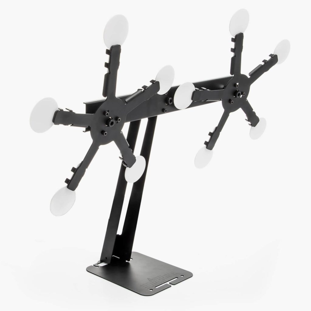 Rotate Metal Shooting Target 10 Steel Plates Orby Gun